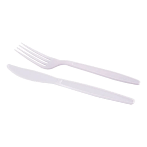 KIT GARFO E FACA MASTER BRANCO 01 PCT X 25 UN. KIT GARFO E FACA MASTER BRANCO 01 PCT X 25 UN.